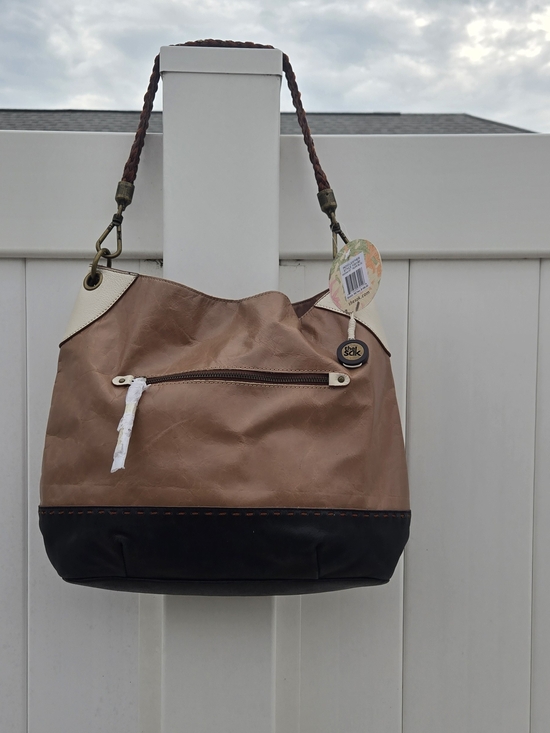 Sakroots Handbags - Sakroots Two-Tone Brown & Black Shoulder Bag